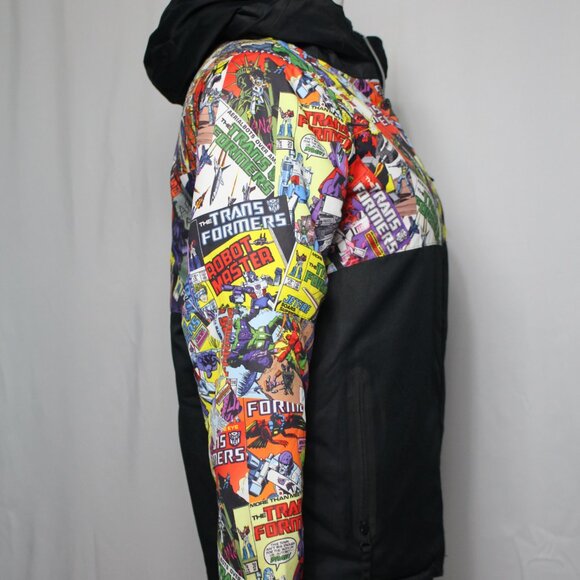 686 Transformers Comic Print Jacket Youth Medium - Picture 6 of 11